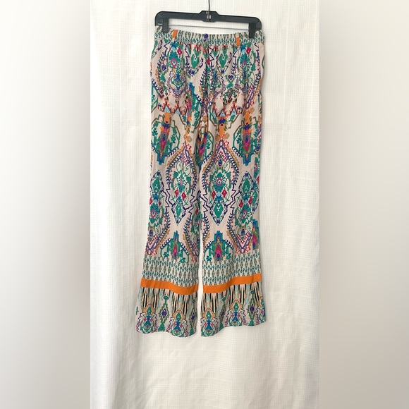 NWT Zara Teal Wide Leg Pants - Picture 2 of 8